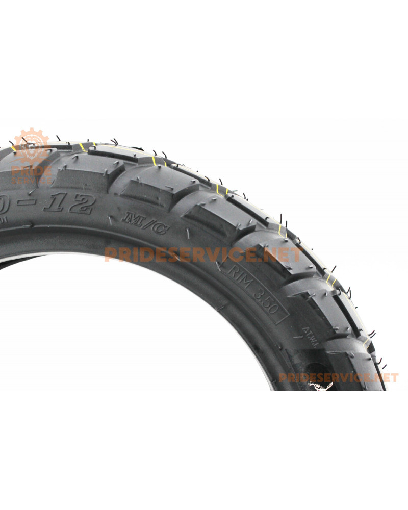 Шина 120/70-12 безкамерна, шипована DX-025