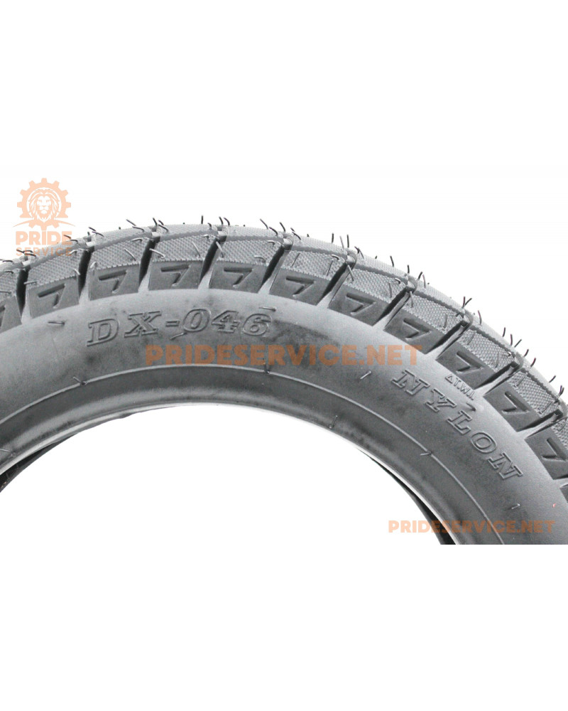 Шина 3,00-10 безкамерна, дорожня DX-046