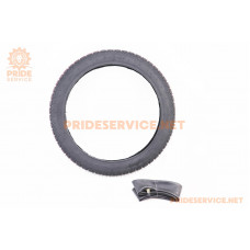 Шина 2,50-17 з камерою, дорожня 323