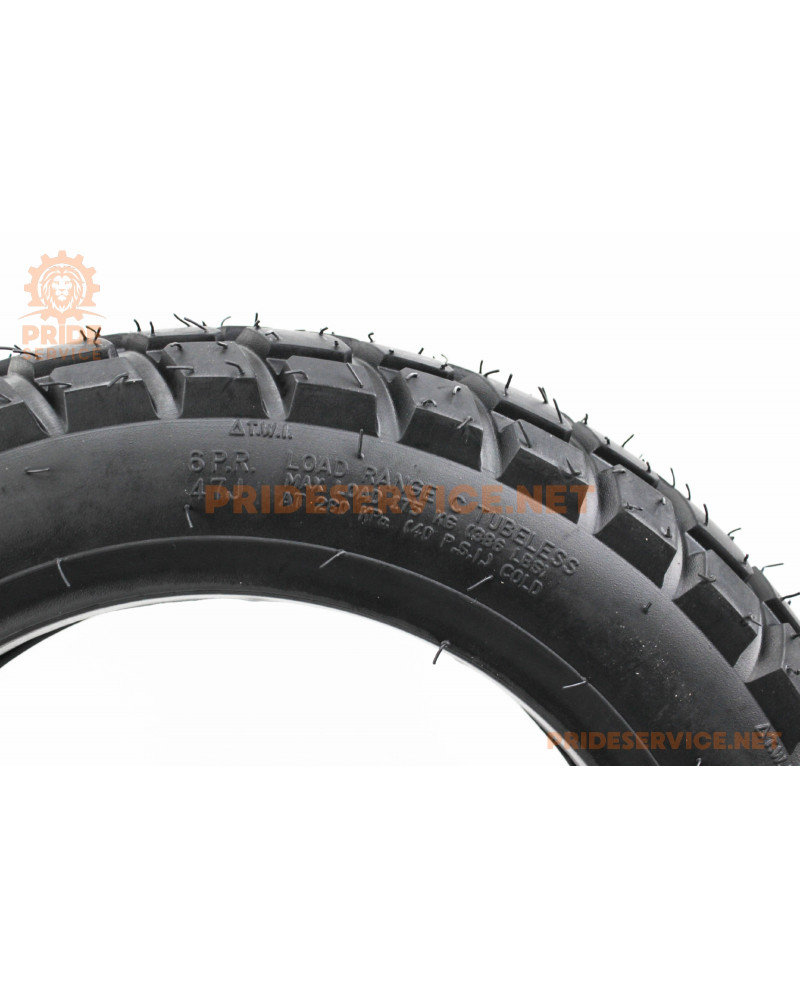 Шина 3,00-10 безкамерна, шипована DX-025