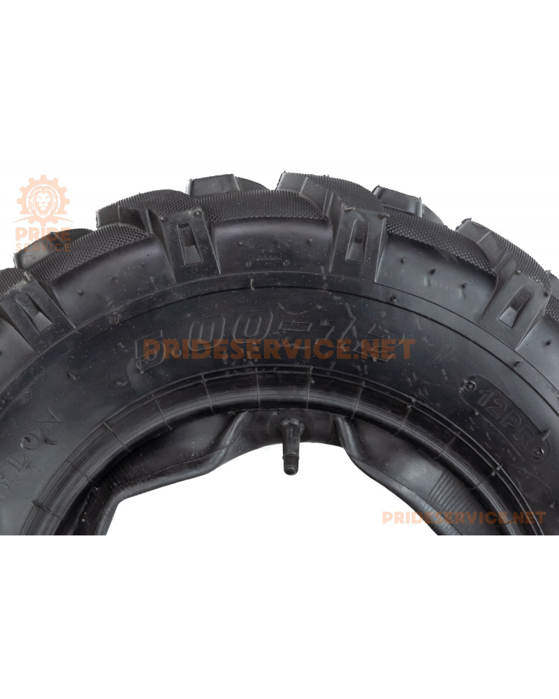 Шина на мотоблок 5,00-12 12PR з камерою "насічка" (NEW)