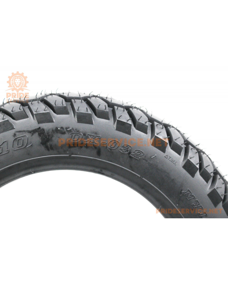 Шина 3,00-10 безкамерна, шипована DX-032