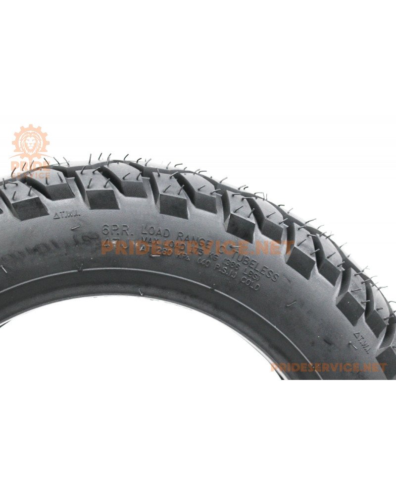 Шина 3,00-10 безкамерна, шипована DX-032