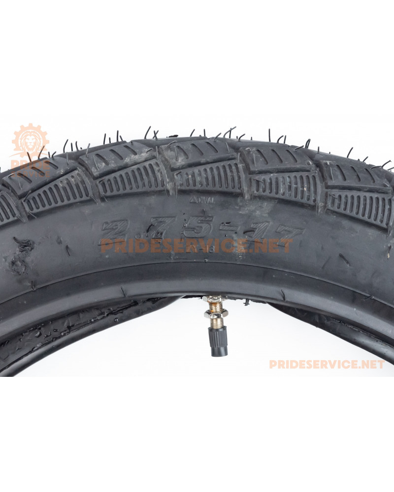 Шина 2,75-17 з камерою, дорожня 355/341