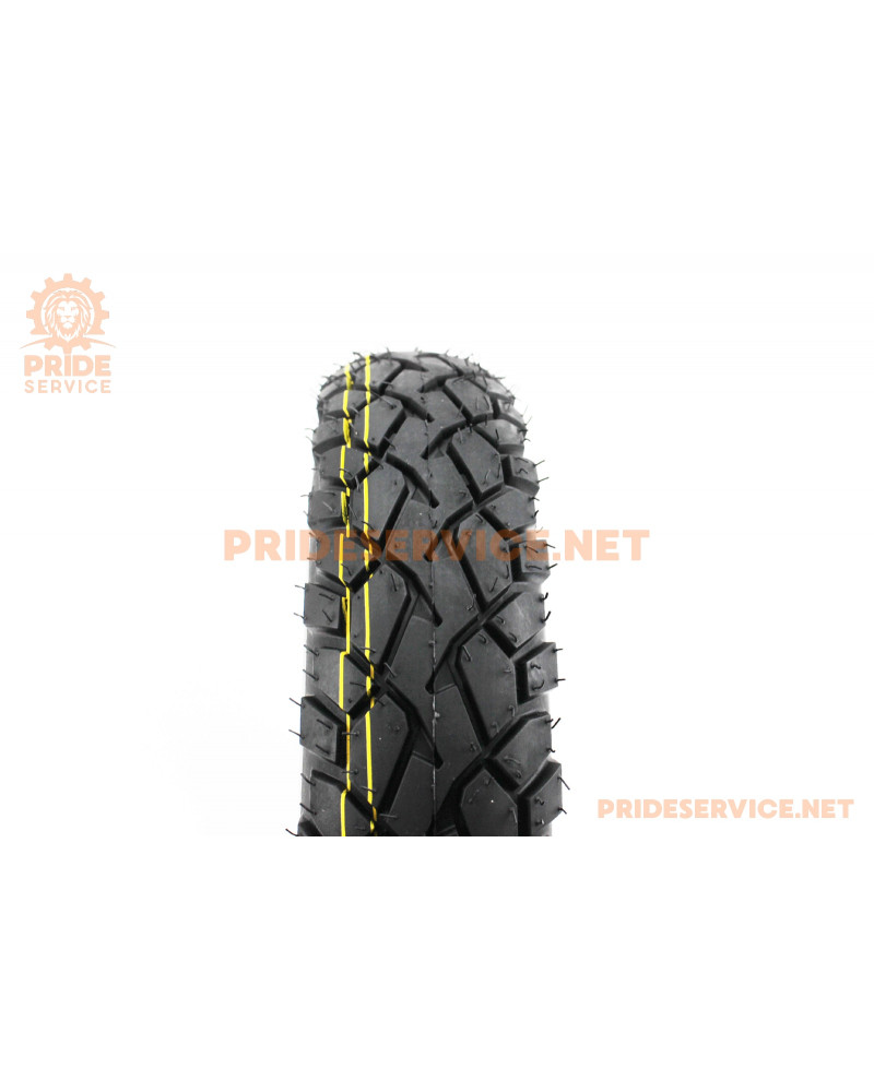 Шина 3,50-10 безкамерна, шипована DX-032