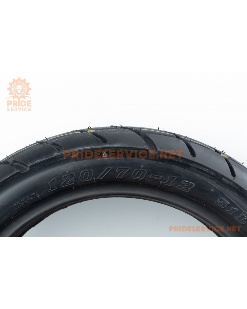 Шина 120/70-12 безкамерна, шипована H-921
