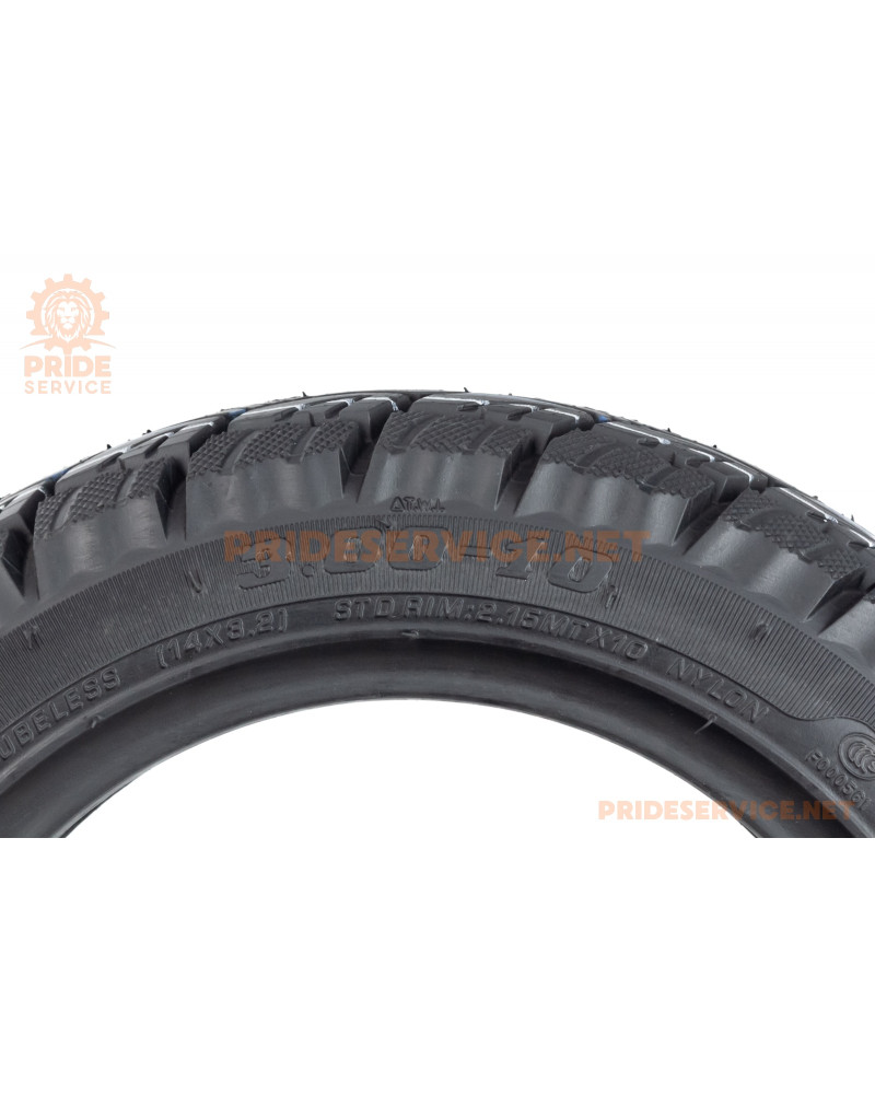 Шина 3,00-10 безкамерна (посилений корд), шипована