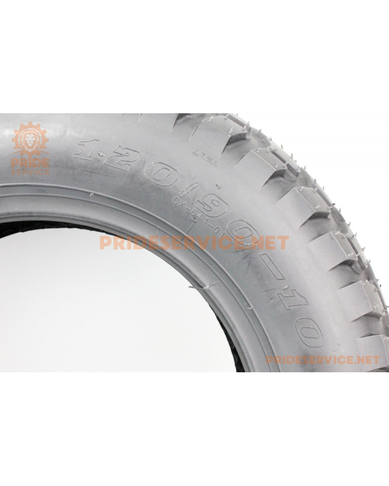 Шина 120/90-10 безкамерна, шипована CX641