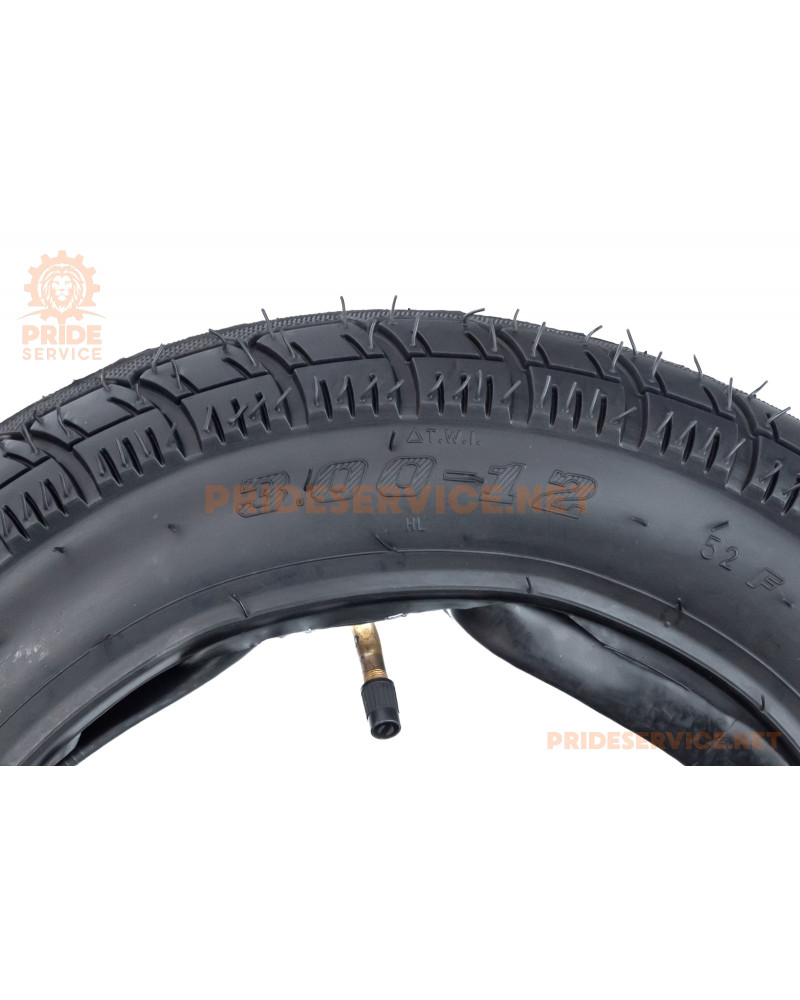 Шина 3,00-12 з камерою, шипована 262