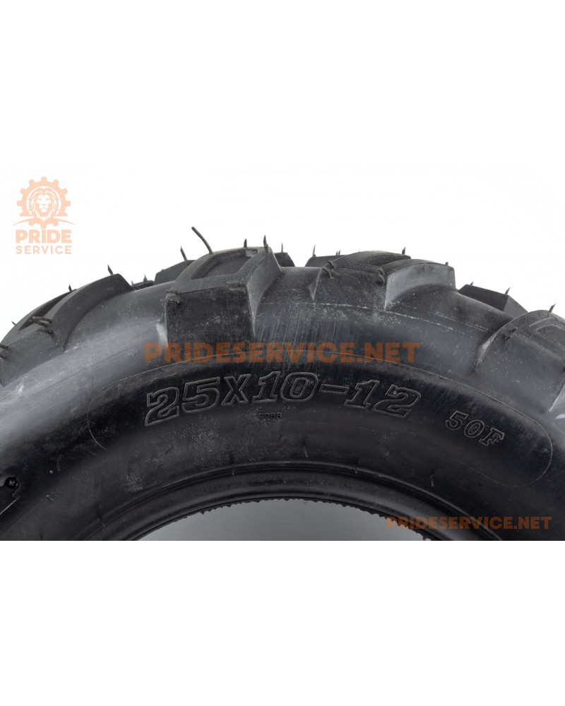 Шина на квадроцикл 25x10-12 безкамерна F968