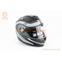 Шолом інтеграл М65 М (57-58см), чорно-сірий мат