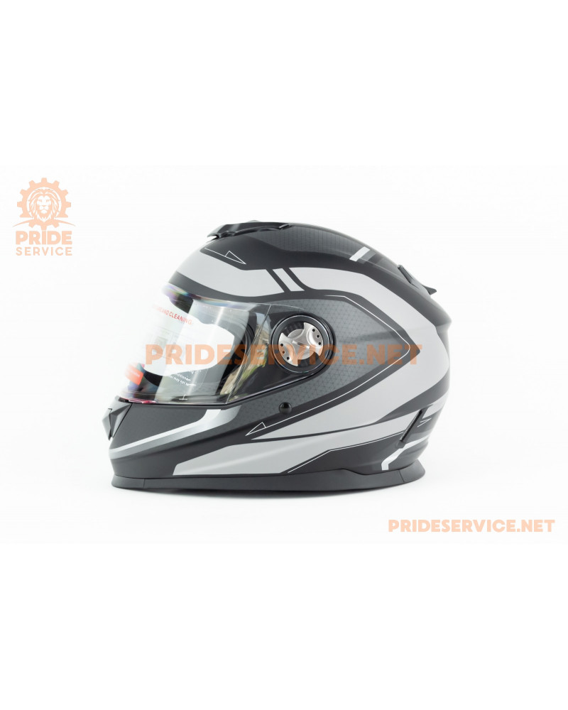 Шолом інтеграл М65 М (57-58см), чорно-сірий мат