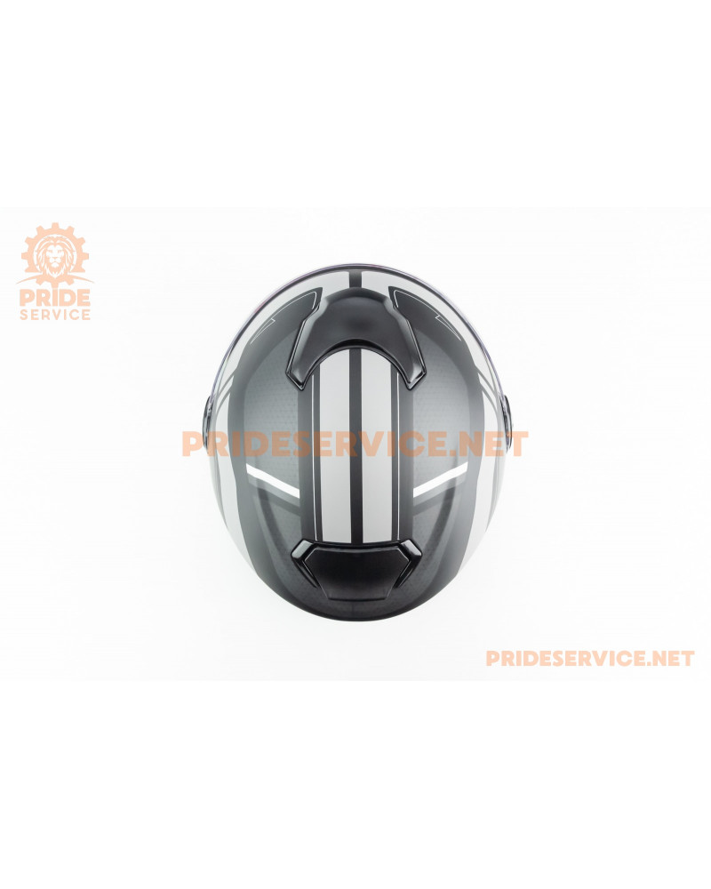 Шолом інтеграл М65 М (57-58см), чорно-сірий мат