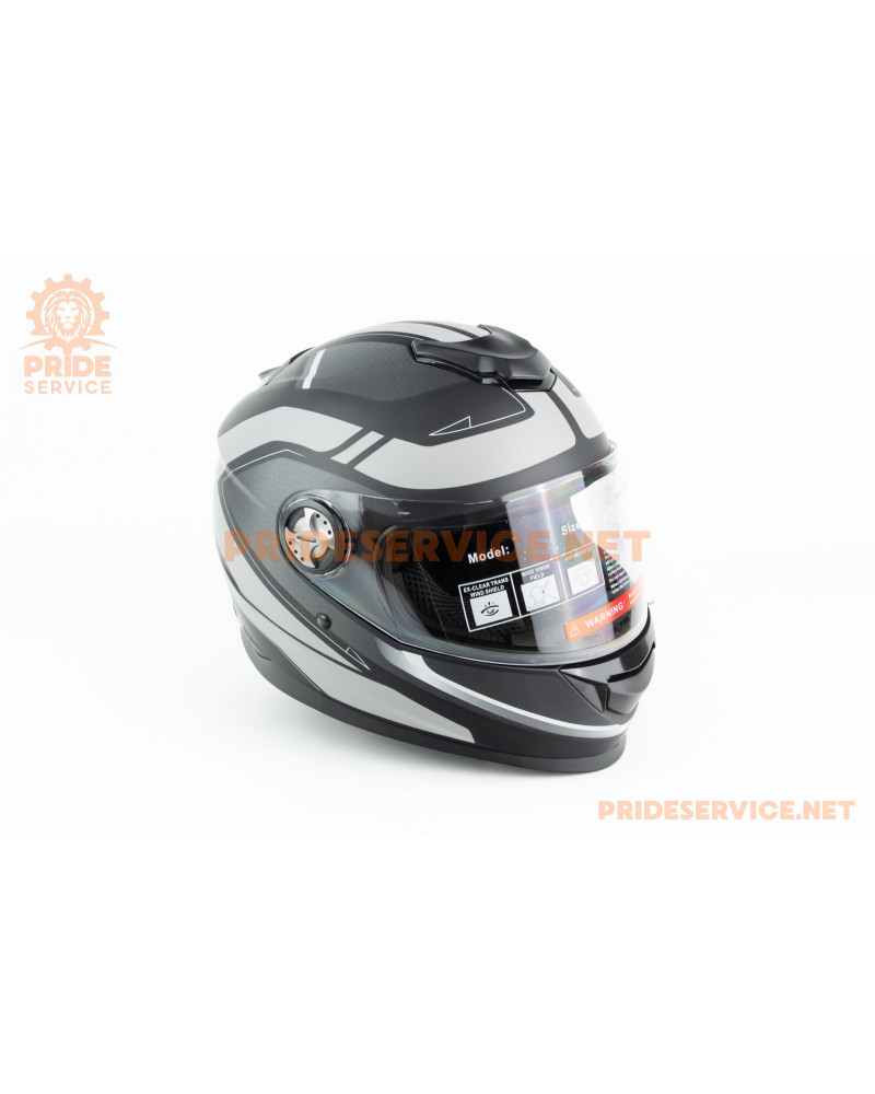 Шолом інтеграл М65 М (57-58см), чорно-сірий мат