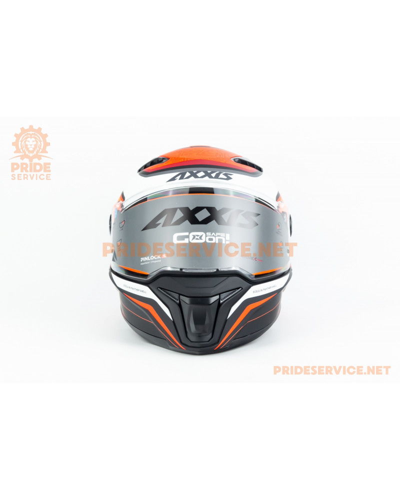 Шолом інтеграл PANTHER SV THORN (стандарт DOT/ECE), висувні сонцезахисні окуляри L (59-60см), чорно-помаранчевий мат Шолом інтеграл PANTHER SV THORN (стандарт DOT/ECE), висувні сонцезахисні окуляри L (59-60см), чорно-помаранчевий мат