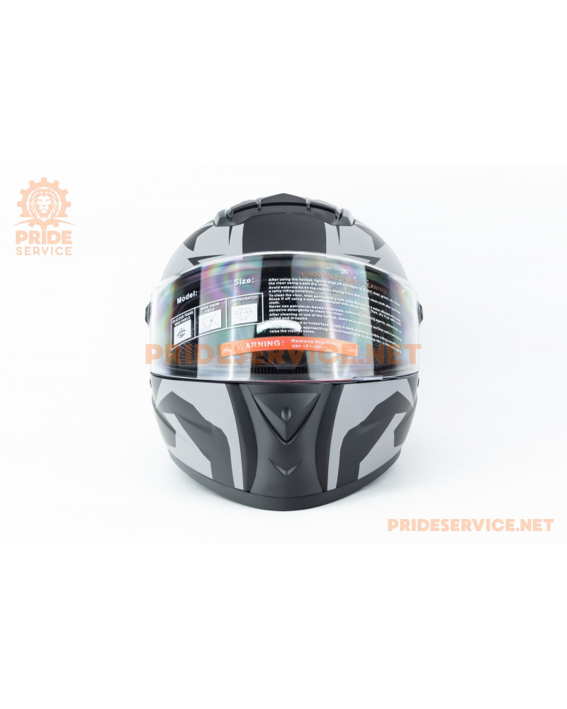 Шолом інтеграл, сонцезахисні окуляри М61 L (59-60см), чорно-сірий мат