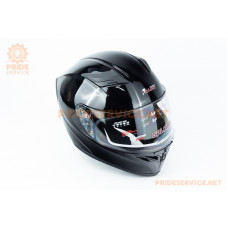 Шолом інтеграл, висувні окуляри GLX-316 L (59-60см), чорний