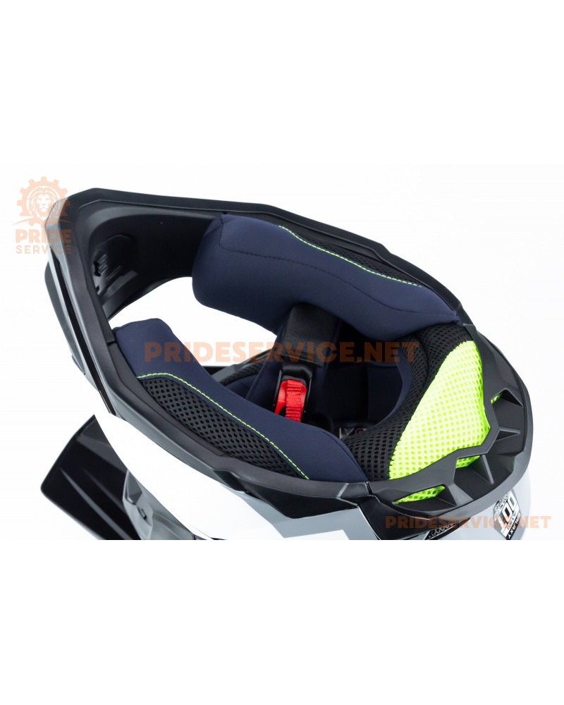 Шолом кросовий (стандарт DOT) GLX-803 S (55-56см), чорно-білий