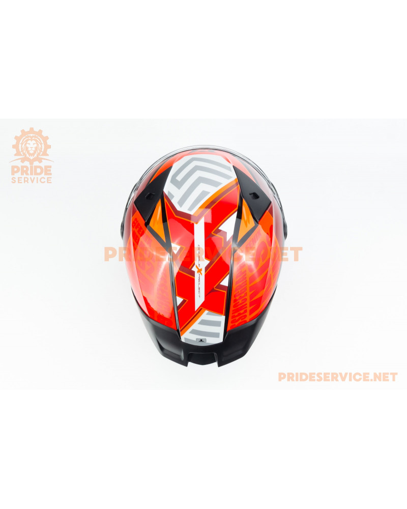 Шолом інтеграл FENIX ​​Essence (стандарт DOT/ECE) S (55-56см), чорно-червоний