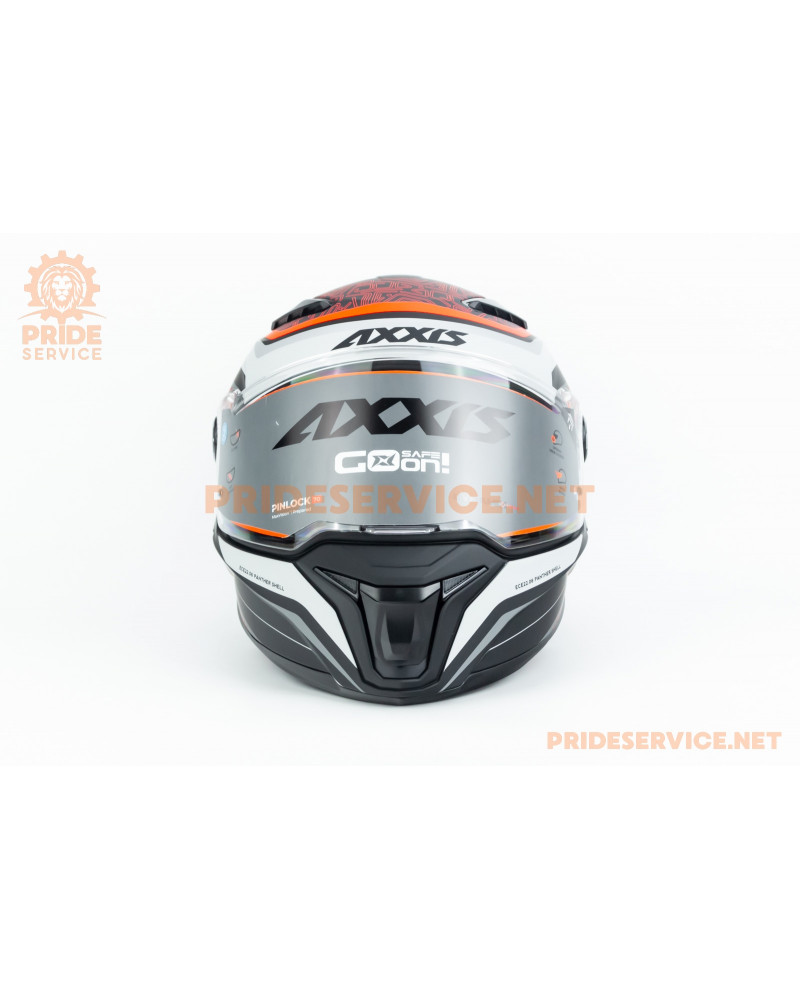 Шолом інтеграл PANTHER SV THORN (стандарт DOT/ECE), висувні сонцезахисні окуляри L (59-60см), чорно-сірий мат