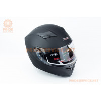 Шолом інтеграл, висувні окуляри GLX-316 L (59-60см), чорний мат