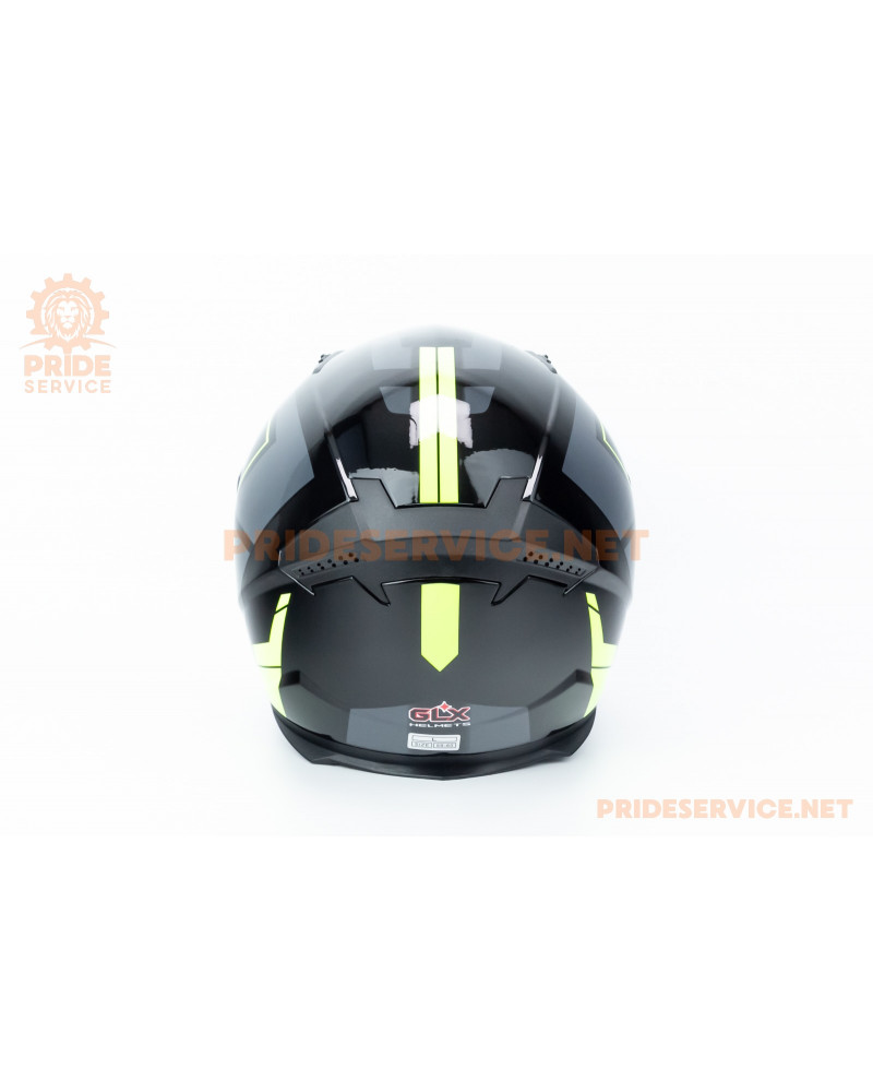 Шолом інтеграл GLX-313 L (59-60см), чорно-салатовий