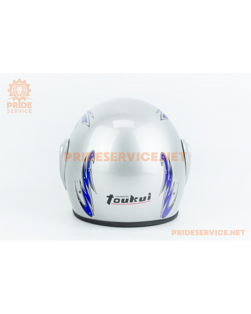 Шолом відкритий HK-215, сірий з малюнком (незначні відмінності малюнків, можливі дефекти фарбування) Шолом відкритий HK-215, сірий з малюнком (незначні відмінності малюнків, можливі дефекти фарбування)