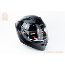 Шолом модуляр з відкидним підборіддям, висувні окуляри GLX-902 S (55-56см), чорний