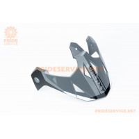 Козирок шолома кросового GLX-802, чорно-білий