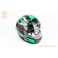 Шолом інтеграл BLD-825A S (55-56см), чорно-салатовий