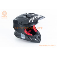 Шолом кросовий X CROSS (стандарт DOT/ECE) XL (61см), чорно-червоний мат Шолом кросовий X CROSS (стандарт DOT/ECE) XL (61см), чорно-червоний мат