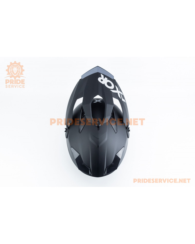 Шолом кросовий X CROSS (стандарт DOT/ECE) XL (61см), чорно-червоний мат Шолом кросовий X CROSS (стандарт DOT/ECE) XL (61см), чорно-червоний мат