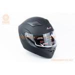 Шолом модуляр з відкидним підборіддям, висувні окуляри GLX-902 S (55-56см), чорний мат