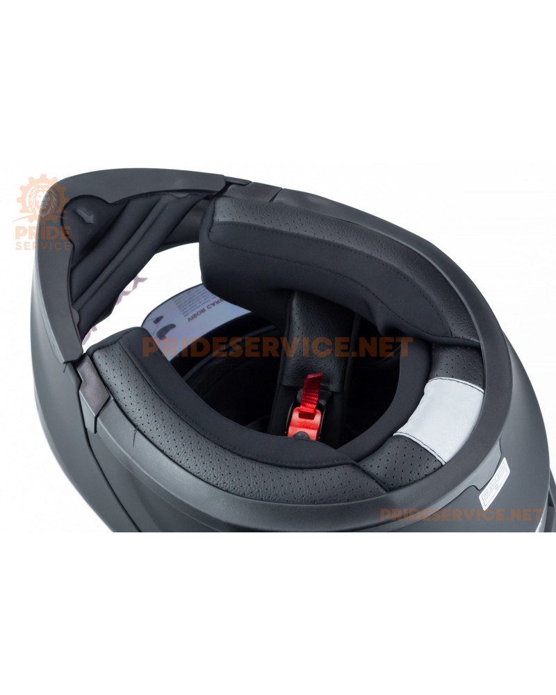 Шолом модуляр з відкидним підборіддям, висувні окуляри GLX-902 S (55-56см), чорний мат