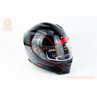 Шолом інтеграл GLX-313 L (59-60см), чорно-червоний