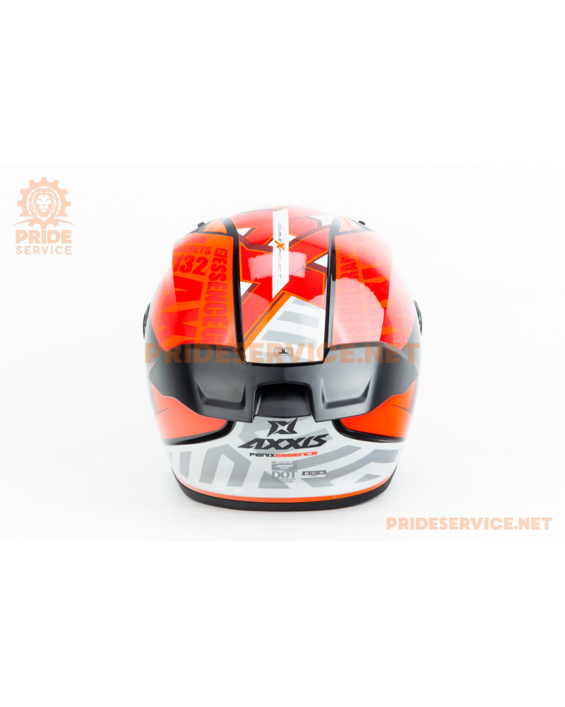 Шолом інтеграл FENIX ​​Essence (стандарт DOT/ECE) М (57-58см), чорно-червоний