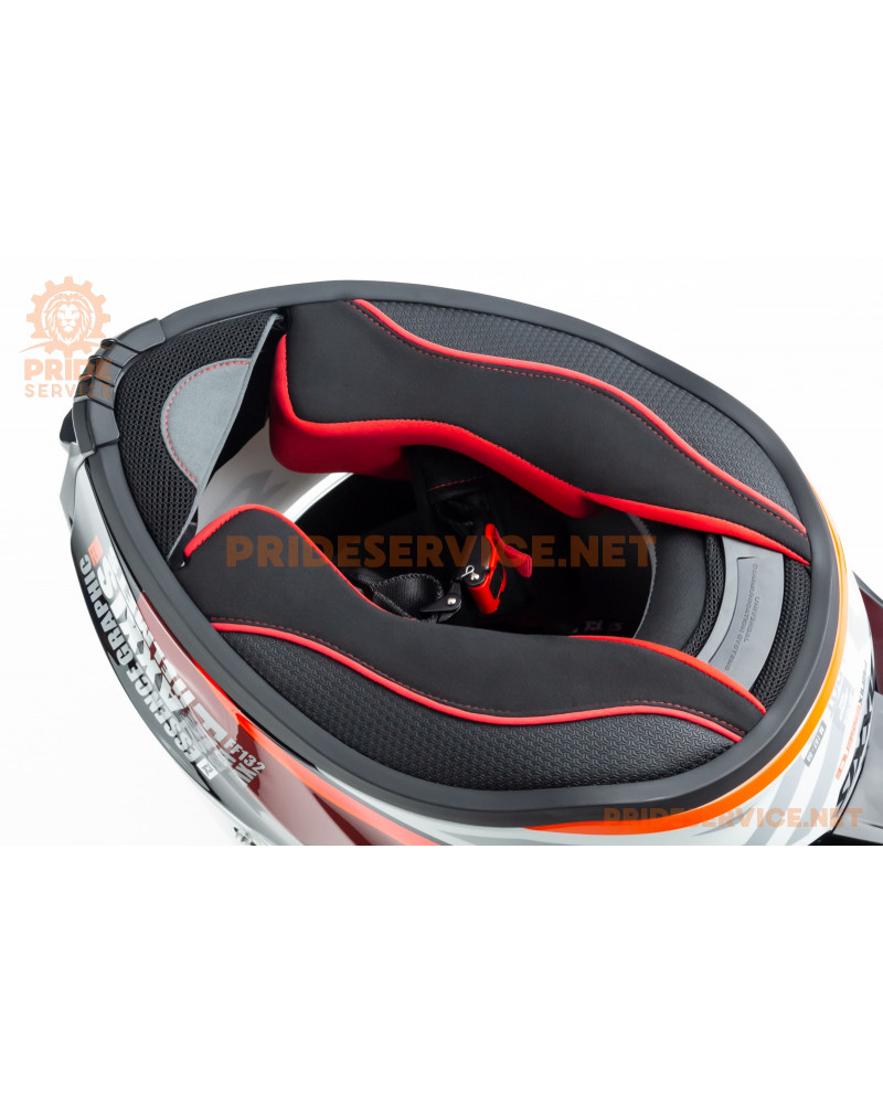 Шолом інтеграл FENIX ​​Essence (стандарт DOT/ECE) М (57-58см), чорно-червоний