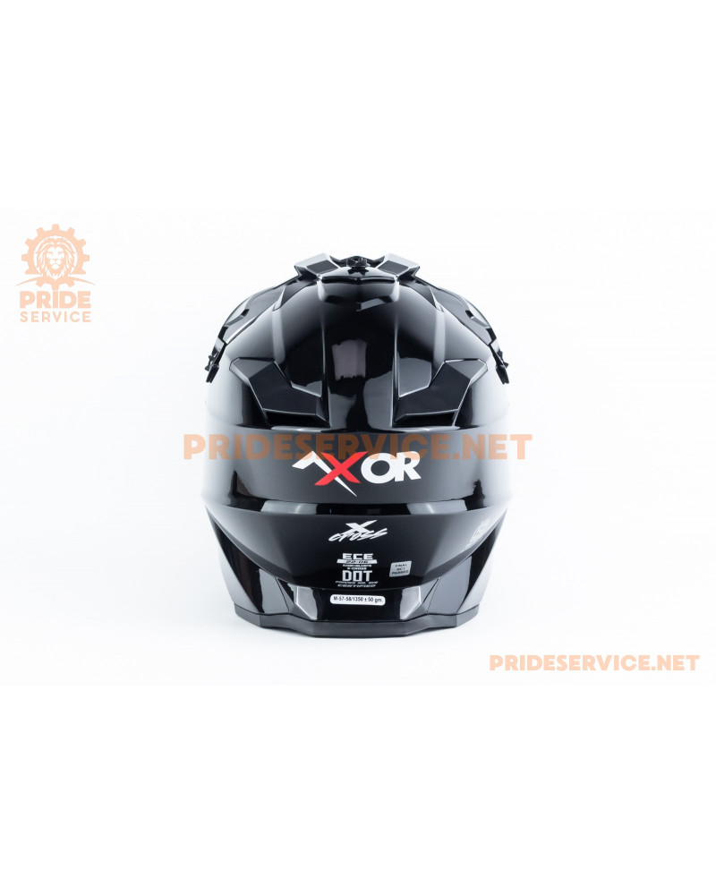 Шолом кросовий X CROSS (стандарт DOT/ECE) М (57-58см), чорно-червоний Шолом кросовий X CROSS (стандарт DOT/ECE) М (57-58см), чорно-червоний