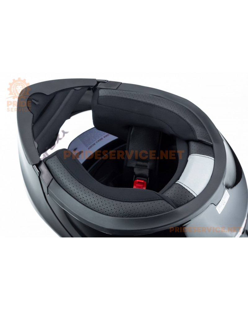 Шолом модуляр з відкидним підборіддям, висувні окуляри GLX-902 M (57-58см), чорний