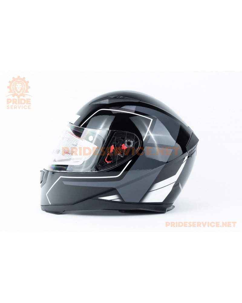 Шолом інтеграл GLX-313 S (55-56см), чорно-білий