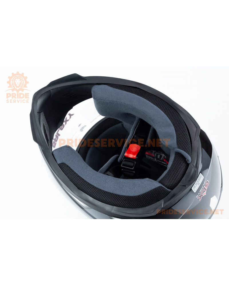 Шолом інтеграл GLX-313 S (55-56см), чорно-білий