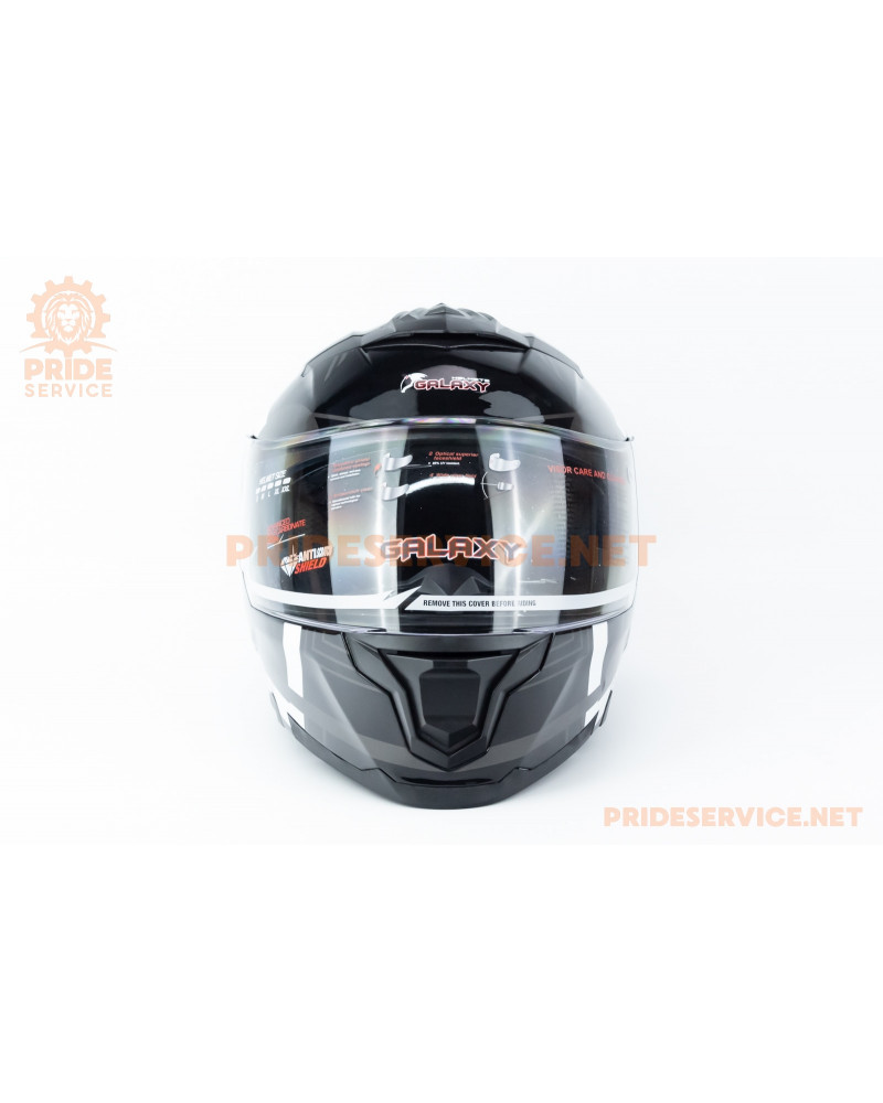 Шолом модуляр з відкидним підборіддям (стандарт DOT), висувні окуляри GLX-912 L (59-60см), чорно-білий