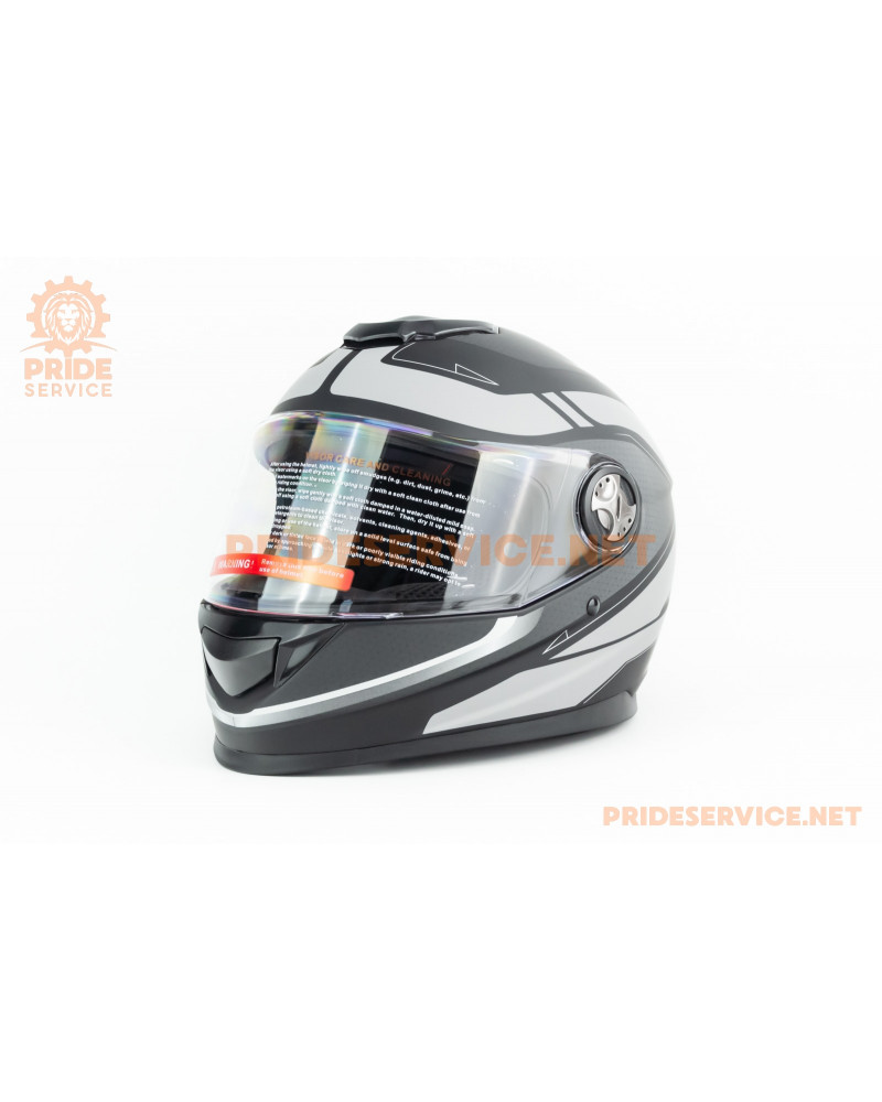 Шолом інтеграл М65 L (59-60см), чорно-сірий мат