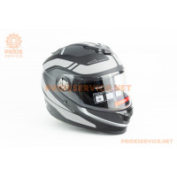 Шолом інтеграл М65 L (59-60см), чорно-сірий мат