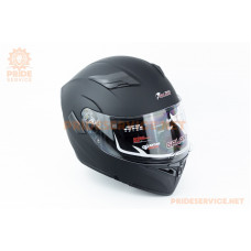 Шолом модуляр з відкидним підборіддям, висувні окуляри GLX-902 M (57-58см), чорний мат