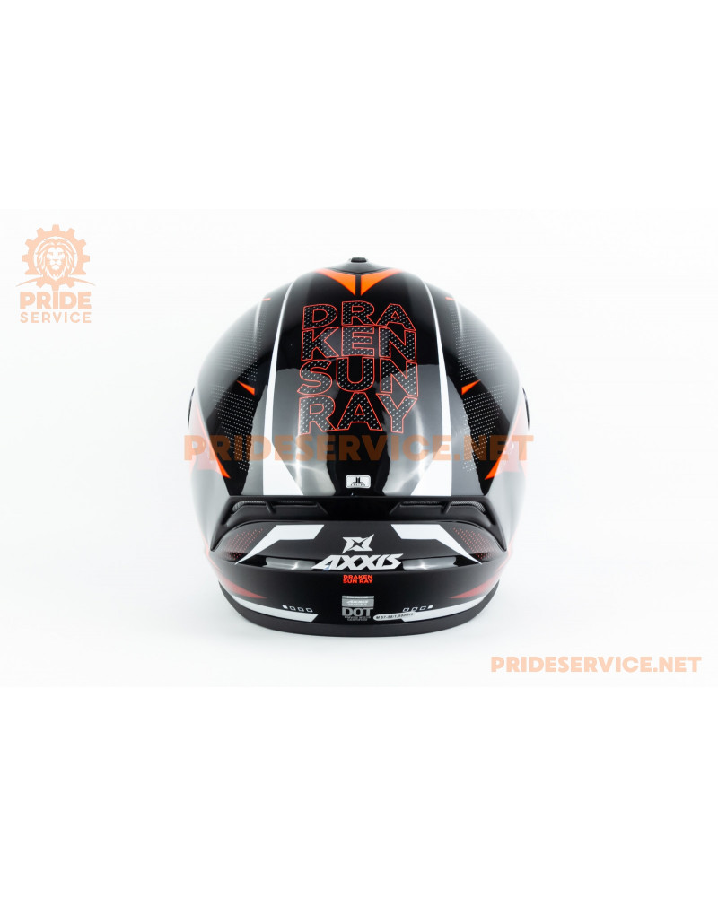 Шолом інтеграл DRAKEN SUNRAY (стандарт DOT/ECE) М (57-58см), чорно-червоний Шолом інтеграл DRAKEN SUNRAY (стандарт DOT/ECE) М (57-58см), чорно-червоний