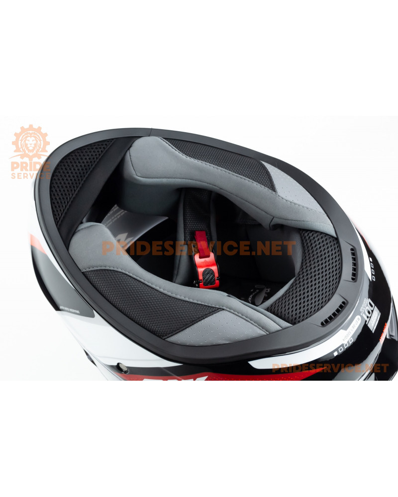 Шолом інтеграл DRAKEN SUNRAY (стандарт DOT/ECE) М (57-58см), чорно-червоний Шолом інтеграл DRAKEN SUNRAY (стандарт DOT/ECE) М (57-58см), чорно-червоний