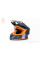 Шолом кросовий X CROSS (стандарт DOT/ECE) S (55-56см), чорно-помаранчевий мат