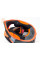Шолом кросовий X CROSS (стандарт DOT/ECE) S (55-56см), чорно-помаранчевий мат