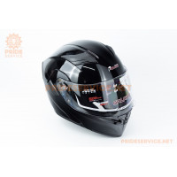 Шолом модуляр з відкидним підборіддям, висувні окуляри GLX-902 L (59-60см), чорний